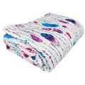 Kołderka Obciążeniowa, sensoryczna - Niebieskie Piórka - Bawełna
