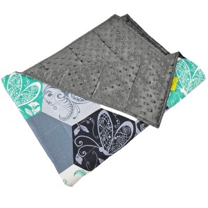 Miody + Motyle - Bawełna + Minky - Kołdra Sensoryczna