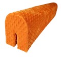 Pomarańczowy ochraniacz piankowy 60 cm – widok konstrukcji produktu