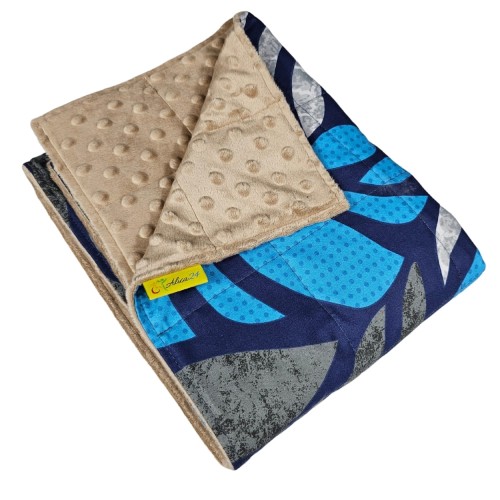 Kołdra Obciazeniowa Popielate Liscie(2).jpg