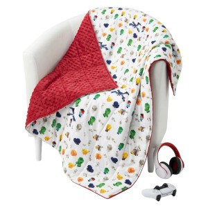 Koc Sensoryczny - Mały Gracz - Bawełna + Minky