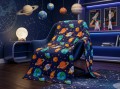 Kołdra obciążeniowa Kosmos – detal motywu planet i gwiazd