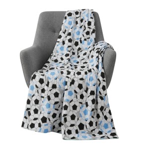 Piłki Niebieskie - Bawełna - Kołdra Sensoryczna