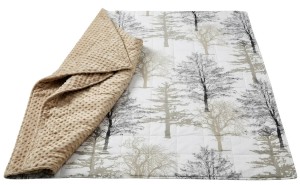 Koc Sensoryczny - Drzewa - Bawełna + Minky