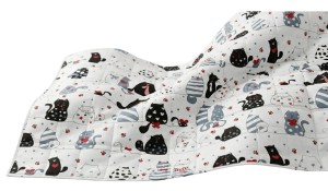 Kołdra Sensoryczna - Koty - Bawełna