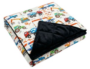 Maszyny - Bawełna + Futerko - Kołderka Obciążeniowa, Terapeutyczna - Terapia Sensoryczna