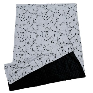 Kołdra Obciążeniowa dla dorosłego - Terapia sensoryczna - Białe Niebo - Bawełna + Minky