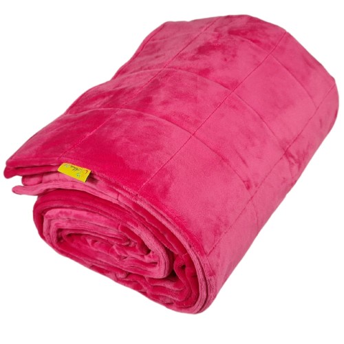 Kołdra Sensoryczna Futerko Fuksja