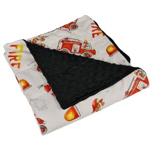 Kołdra Obciążeniowa - Straż Pożarna - Bawełna + Minky