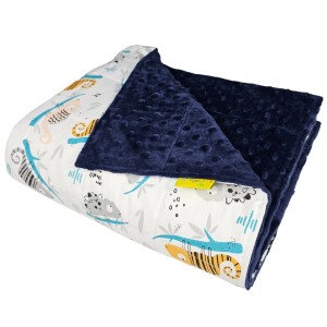 Kołdra Obciążeniowa - Kameleon - Bawełna + Minky