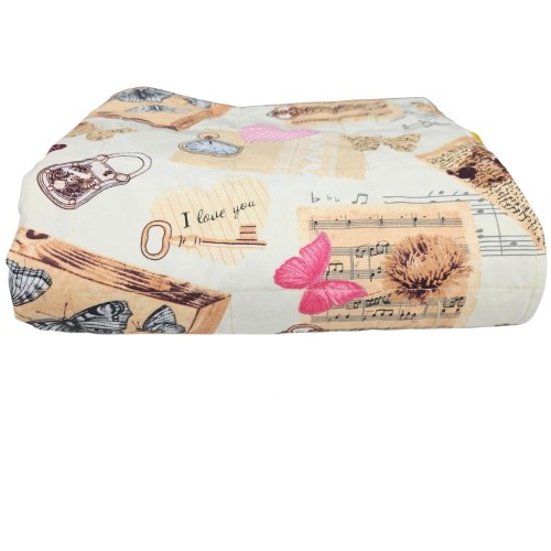 Koc Obciążeniowy - Love - Bawełna