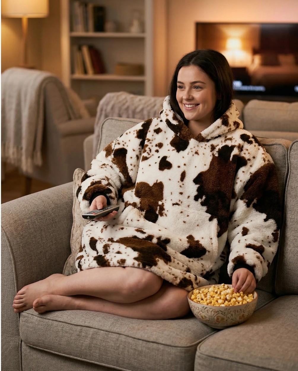 Kocobluza Krowa Beżowa - na zimne dni